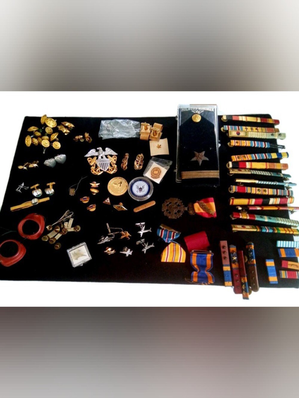 80+ Military WWII Reseller/Collector Lot 10k Gold Sterling Silver Rare Medals